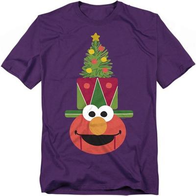 Sesame Street Unisex Adult Elmo Nutcracker Christmas T-Shirt