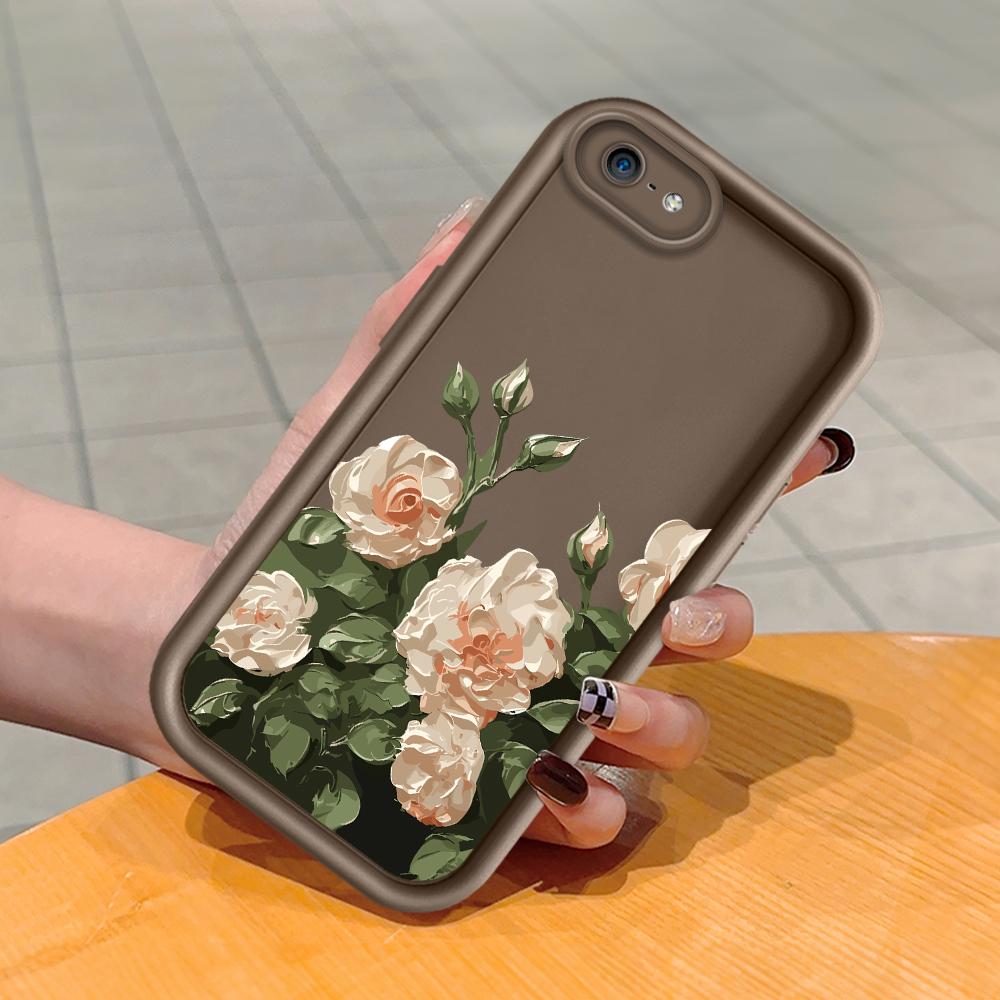 Soft Silicone Square Ladder Printing Pattern Phone Casing Full Cover Camera Shockproof Protection Rubber Case for iPhone Infinix Tecno OnePlus