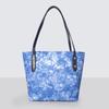 Borsa Tote Tinta a Mano Stile Etnico, Borsa a Mano/Spalla di Grande Capacità per Donna