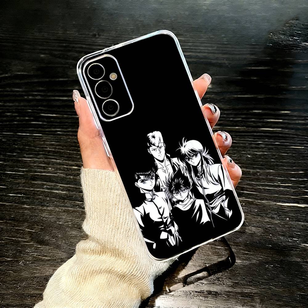 Anime Y-Yu Yu H-Hakusho cool Phone Case For SamsungA10,12,20,21S,30,31,40,50,51,52,70,71 Transparent Cover Samsung a21s