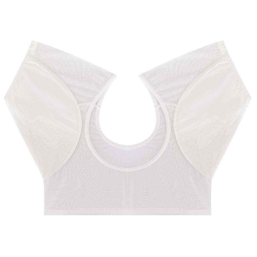 Washable T-shirt Shape Sweat Pads Reusable Breathable Armpit Care Pads Anti-slip Ultra-thin Underarm Sweat Pads Women Use