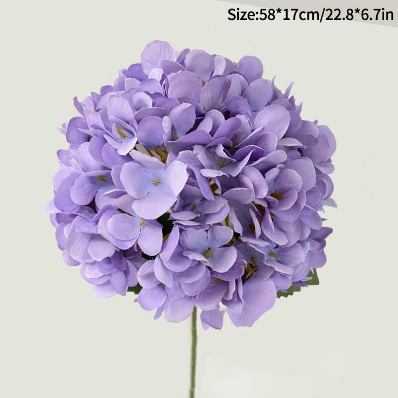 Artificial Flowers Silk Hydrangea Fake Flower Wedding Bridal Bouquet Arrangement Home Christmas Decor Hortensia Artificiales