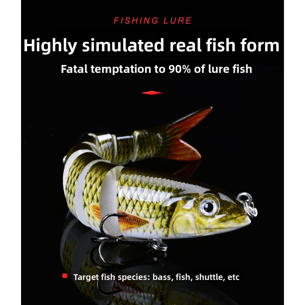 Set of Multi-section Luya Bait 8-section Fish Freshwater Sea Fishing Bait Hard Bait Luya Bait Is Sold Far Away 13.5cm