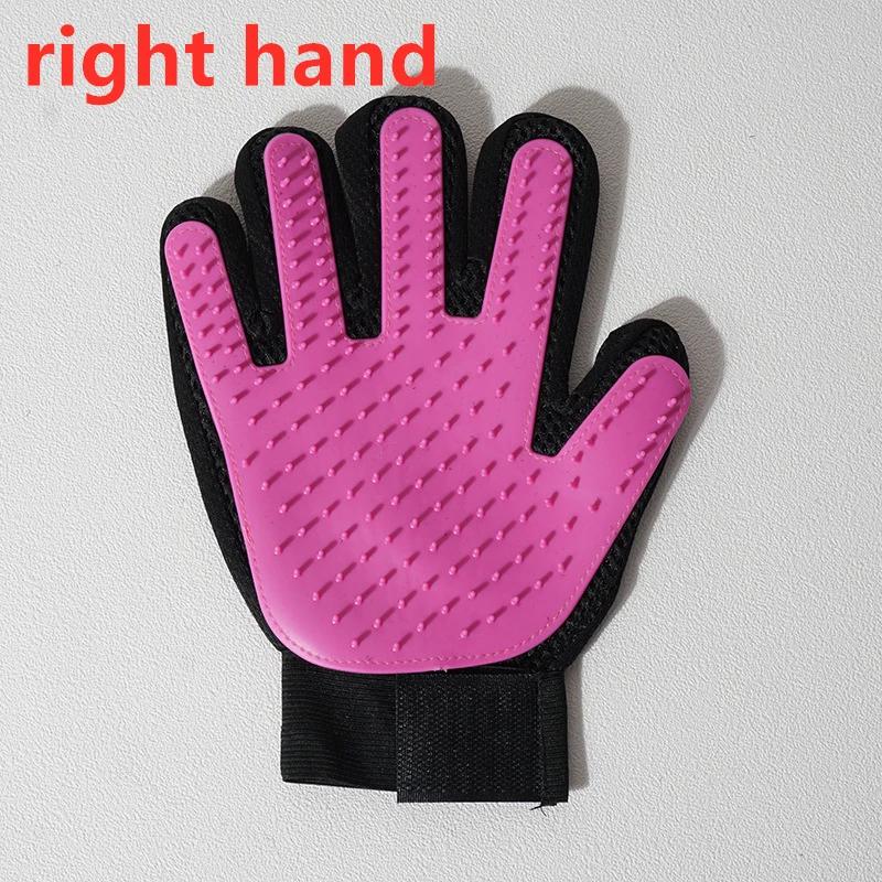1Pc Pet Grooming Glove Cat Hair Brush For Cleaning Massage Dog Cat Removeing Hair Brush Dematting Deshedding Glove