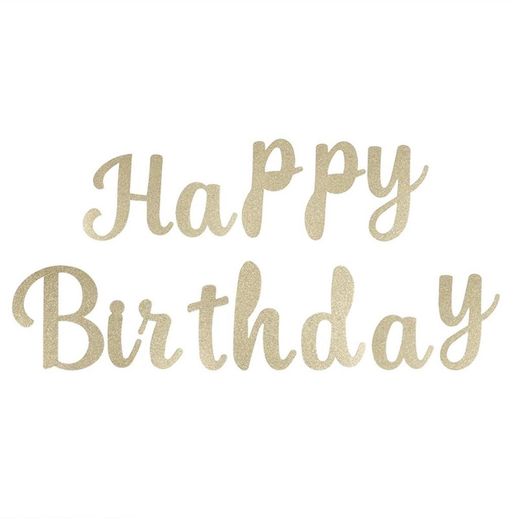 Creative Birthday Flag Happy Birthday Party Decor Kids Adults Hanging Banner Photo Backdrop Wedding Decoration
