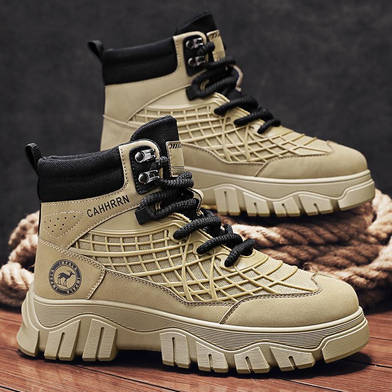Autumn Men High Top Sneakers 2026 New High Top Ankle Boots Comfortable Casual Shoe Outdoor Running Shoes High Quality Zapatillas