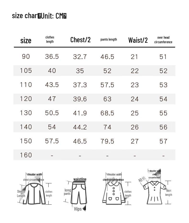 MOMOCO Girls' Summer Two-Piece Set