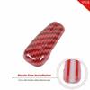 Red Carbon Fiber Headlight Switch Cover Trim For Dodge Challenger/Charger/300C