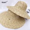 Ansairui Custom Logo Wide Brim Straw Hat