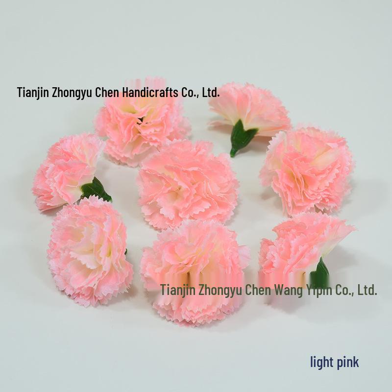 Small 5cm Carnation Flower Wreath Pendant DIY Material Pack - Festival Decoration
