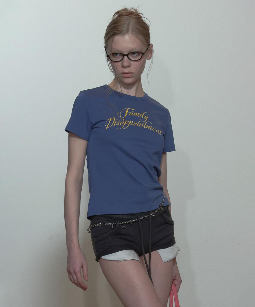 SCULPTOR Family Disappointment Tee Vintage Blue
