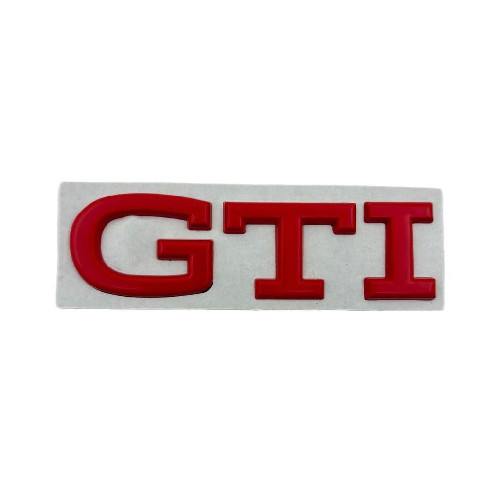 Volkswagen Golf GTI Metal Tailgate Decal Sticker