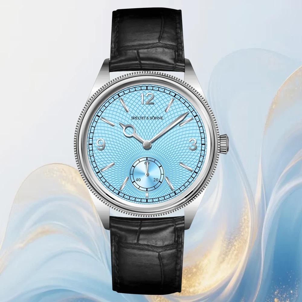 New Fashion Specht & Söhne 38.5MM Mechanical Watches For Men Seagull Movt Sapphire Crystal Business Watch Relogio Masculino