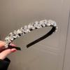 Fresh and Light Fabric Striped Simple Hairband, Versatile and Sweetly Cute Headband, High Crown Style Hair Restraint Accessory