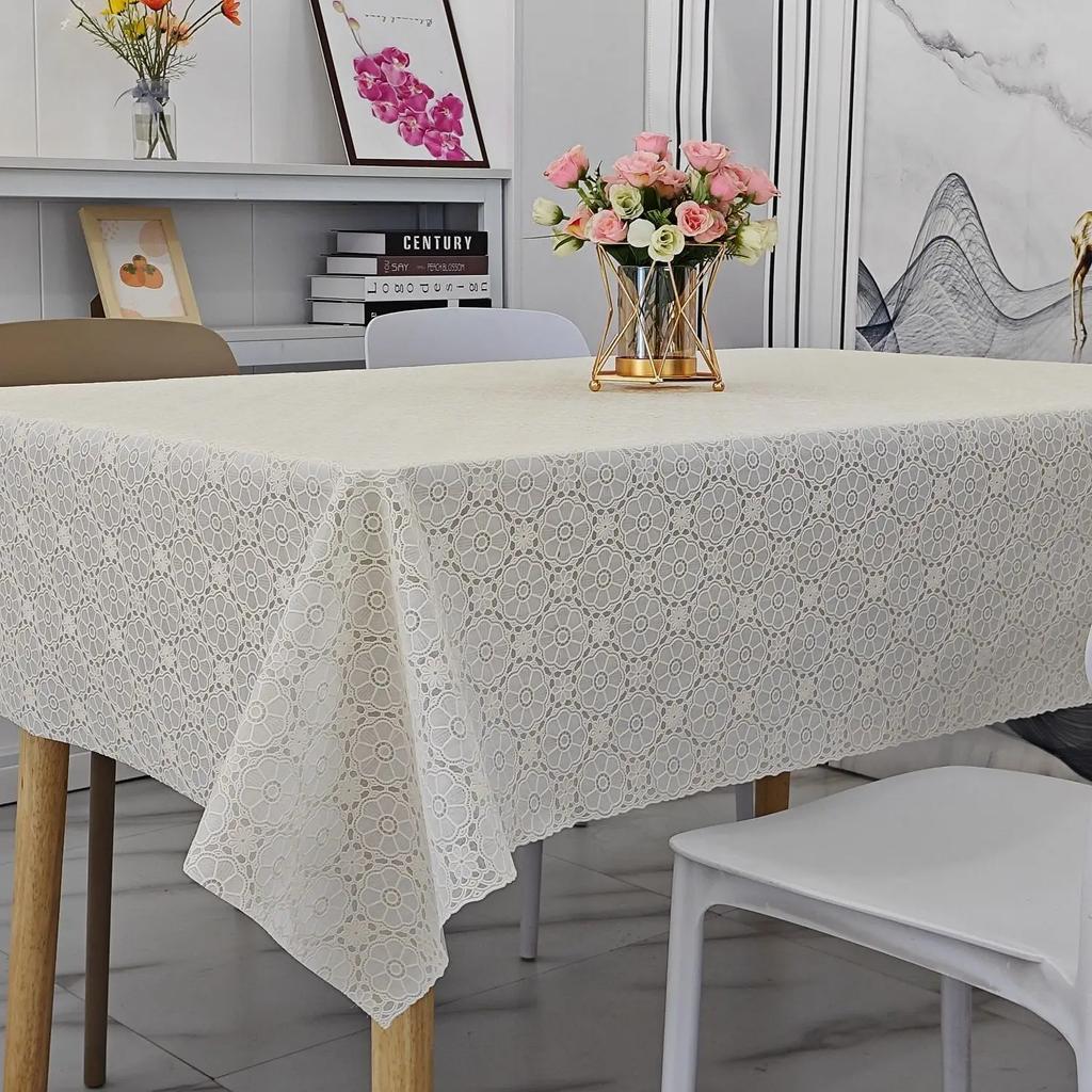 Față de masă pătrată imprimată PVC, impermeabilă, rezistentă la ulei, lavabilă, acasă, minimalistă, pentru masă, pentru masă.