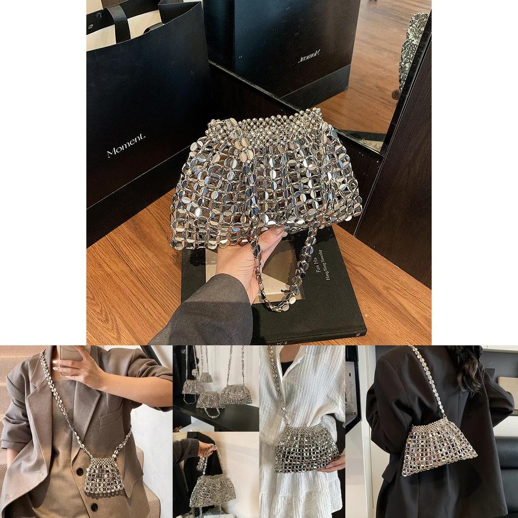 Small Water Bucket Bag With Inner Pocket For Women Street Fashion Trendy Handbag