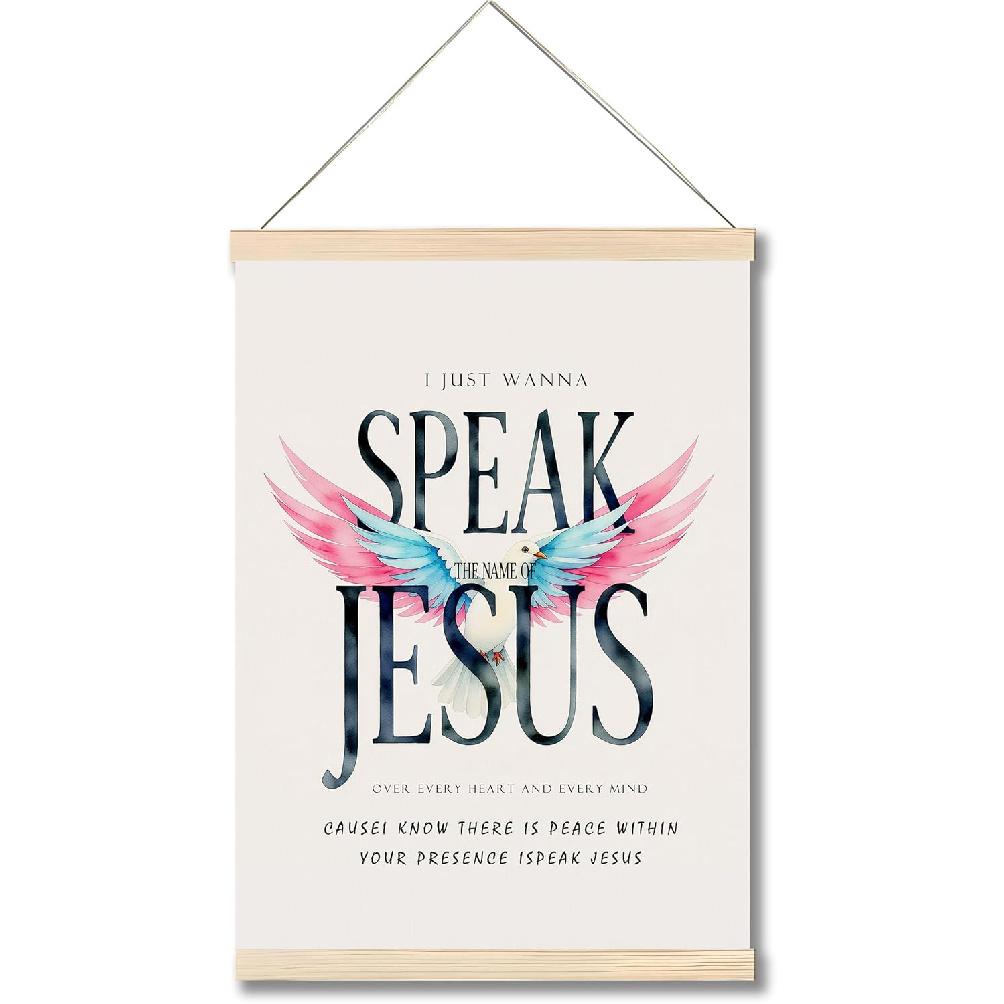 Forest Charger Christian Wall Decor, Bible Emergency Numbers Wall Art Poster, pirational Scripture Reference for Various Emotions Canvas Prints,