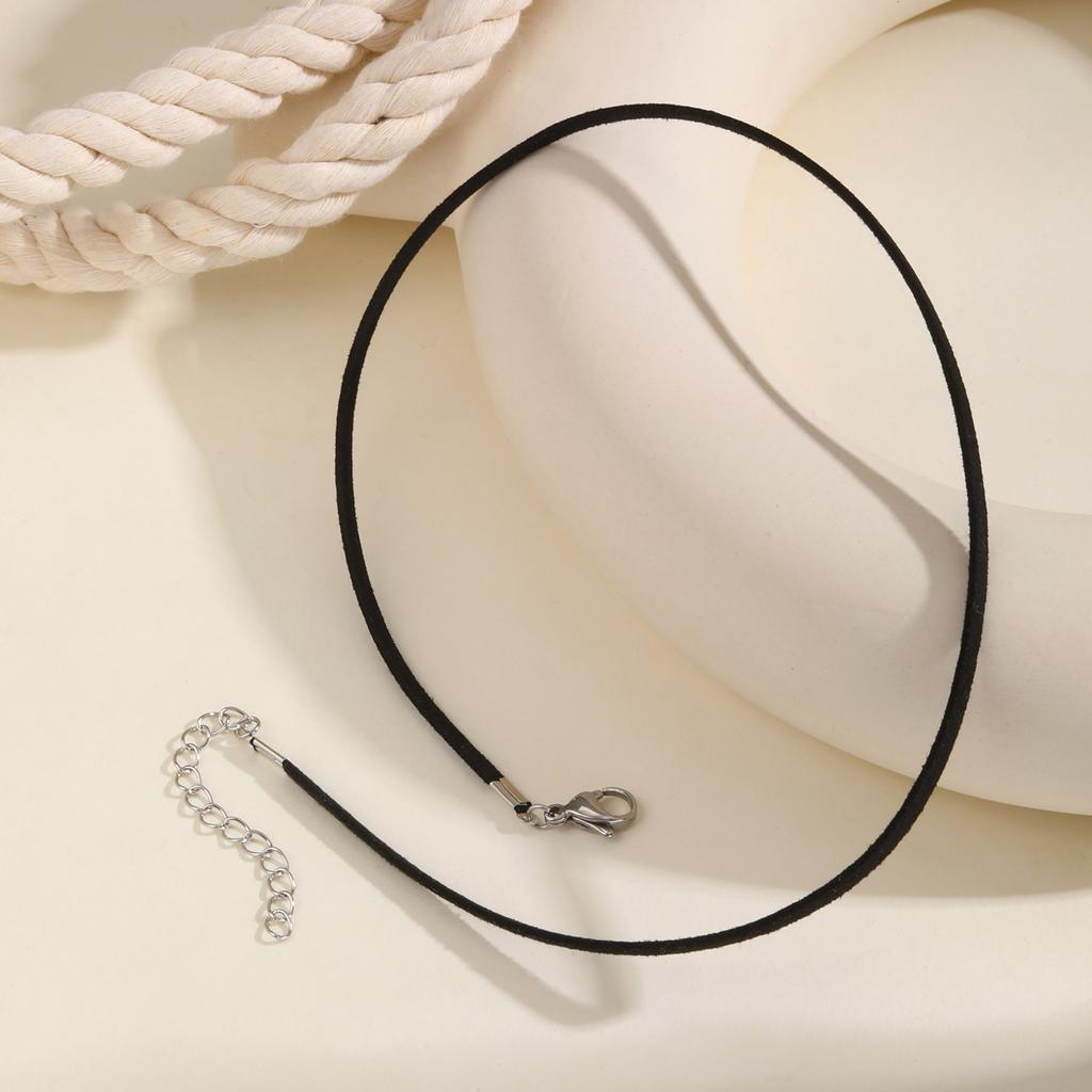 Unique Black Velvet Choker Necklace for Women,Stainless Steel Chain Necklaces,Trendy Jewelry Mother's Day Gifts