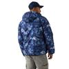 Reebok Chaqueta acolchada reversible para hombre con bloques de color