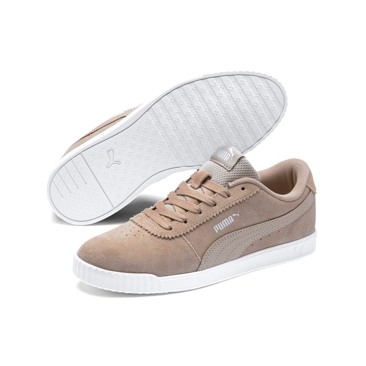 Puma Carina Slim Non-Slip Lightweight Low-Top Skate Shoes Women sneaker Pink 370549-03