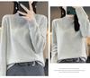 Women's Cozy Round Neck Knitted Wool Sweater
