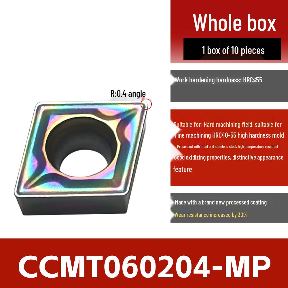 CNC Stainless Steel Lathe Inserts: Rhombic Boring CCMT DCMT TCMT for Outer Diameter & Inner Hole Turning
