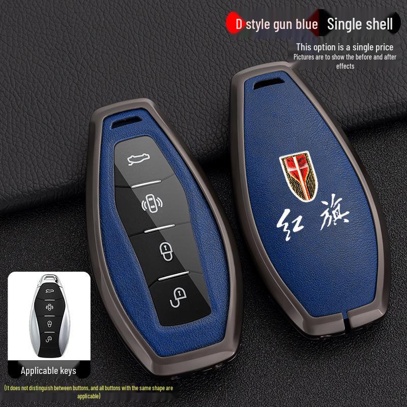 2023 Hongqi H5/H6/HS5 Men's Key Case for HS3 & HQ9 with EQM5 High-End Shell