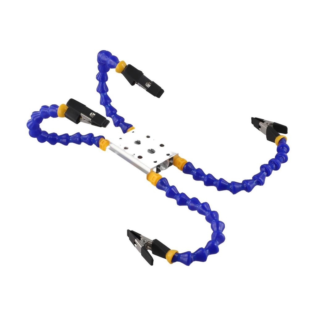Soldering Tool with Flexible Arms Welding Table Clamp for Secure Holding of Small Components and Circuit Boards