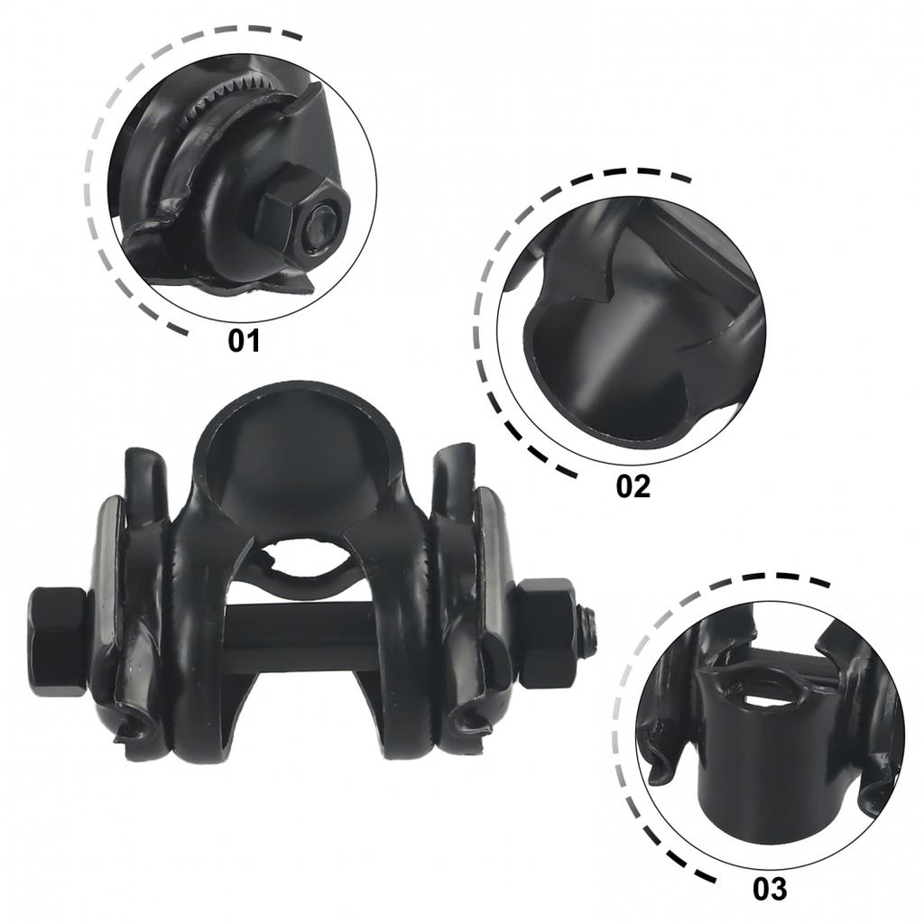 SADDLE / SEAT FIXING-CLAMP For Seatposts Mountain Bikes & Cycles 22.2mm BLACK
