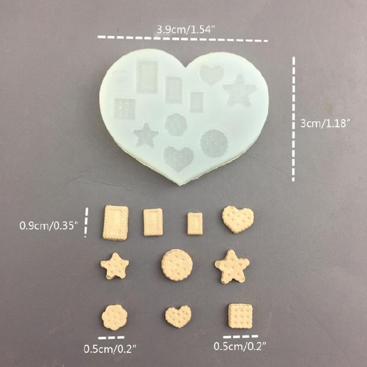 Doughnut Silicone Mold Artificial Cake Mini Cookie Bread Biscuit-Resin Molds