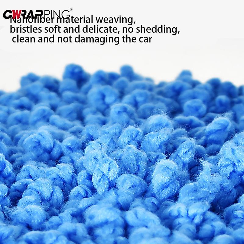 Car Gadget  Auto Exterior Cleaning and Dust Removal Mini Microfiber Soft Bristle Duster Short Plastic Handle Car Accessories