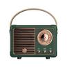 Haut-parleur stéréo Hifi rétro Bluetooth V5.0, Portable, sans fil, Vintage, en plastique, 3W, gamme complète, 50hz-20khz, lecteur de musique