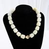 Chunky Beaded Choker Colorful Resin Beads Necklace Boho Beaded Holiday Necklace for Women Summer Vacation Beach Jewelry