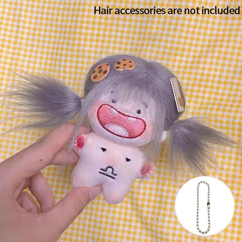 12 Zodiac Constellations Keychain Cute Kawaii Cartoon Stuffed Doll Fashion Bag Charms Phone Car Key Hanging Pendant Birthday Gifts