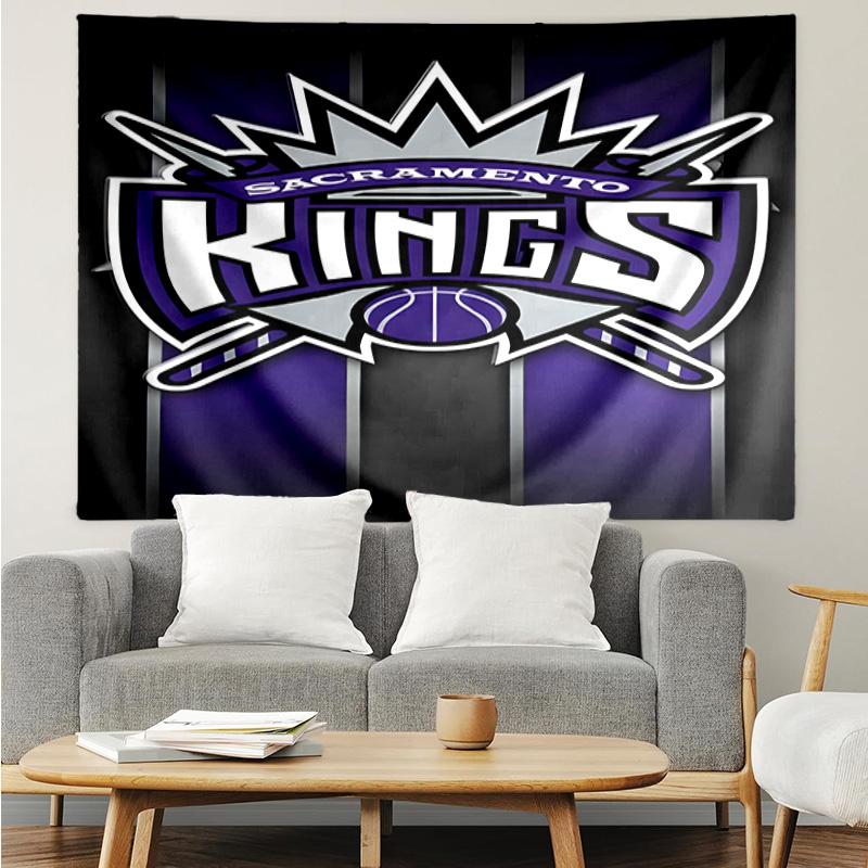 Sacramento Basketball Logo Quick-Dry Tapestry Hanging for Bedroom,Livingroom, Playroom,Decor Art Room Wall Tapestry Holiday and Birthday Gifts