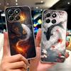Für Honor X6b Hülle JDY-LX1 JDY-LX2 Niedliche Glückskarpfen Bemalte Abdeckung Weiche Dünne Handyhülle Für Honor X6a X 6b HonorX6a HonorX6b Fundas