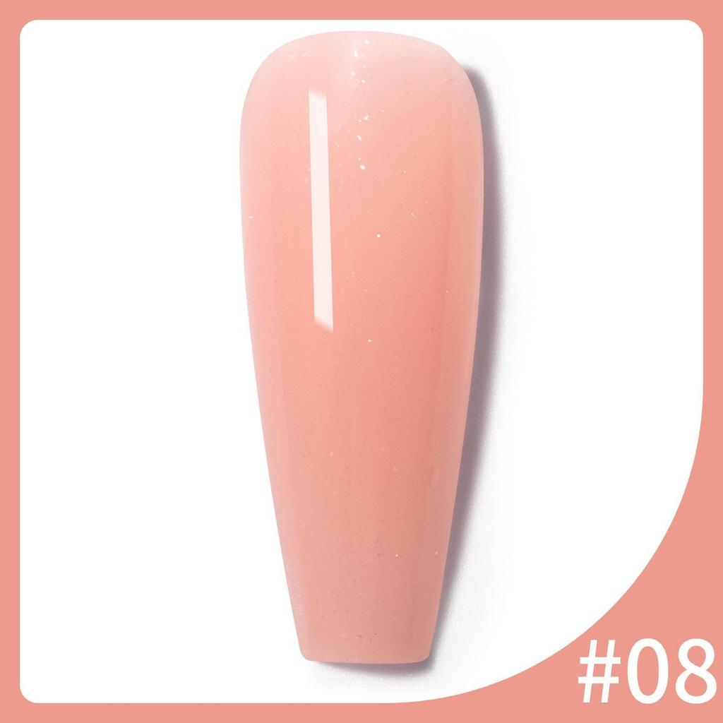 Nail Extension Gel Set: 24 Fine Glitter Colors for Phototherapy & Crystal Nails