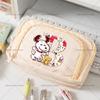 New Snoopys Pencil Case Cartoon Pen Bag Organizer Pouch Student Back To School Supplies Office University Stationery PenBox Gift