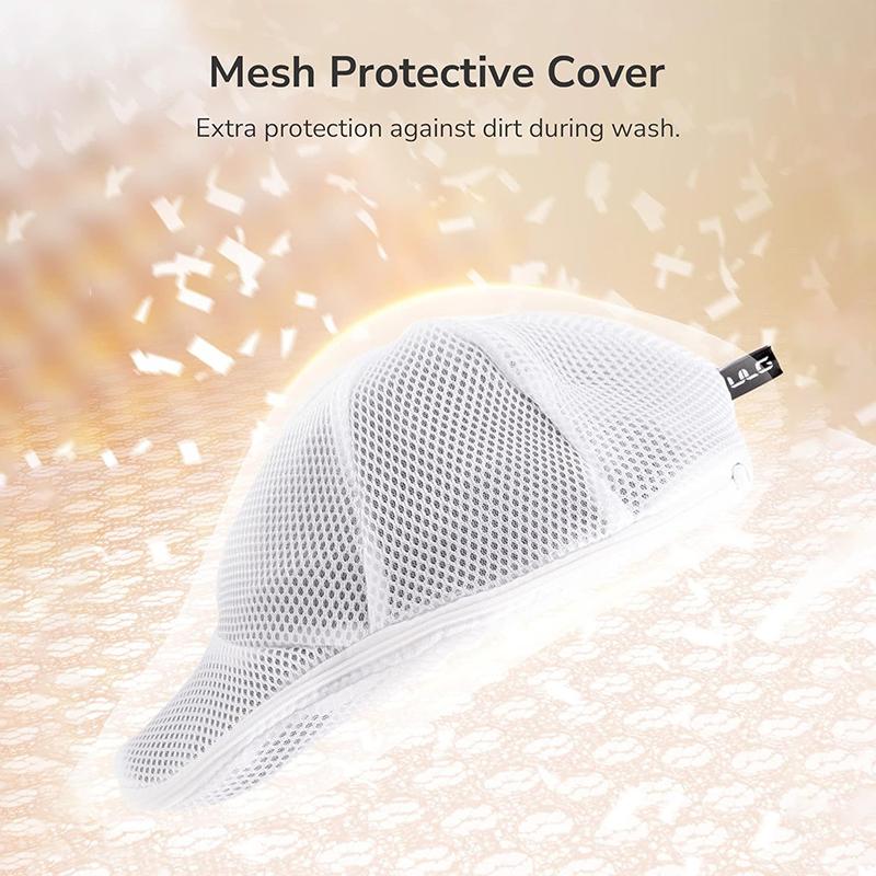 Hat Wash Protector Bag Baseball Cap Cleaner Laundry Bag Anti-Deformation Hat Bag Washing Machine Mesh Bag Portable Laundry Bag