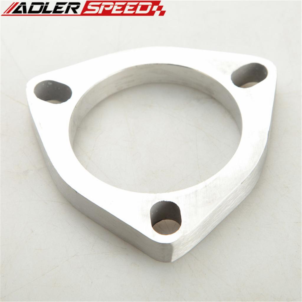 2.5 Inch 3 Bolt Stainless Steel Flange & Gasket Adapter Turbo Exhaust Downpipe