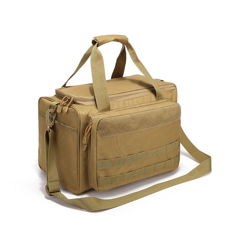 600D Waterproof Air Gun Shooting Pistol Storage Bag Tactical Range Bag Molle System Hunting Accessories Tool Sling Bag