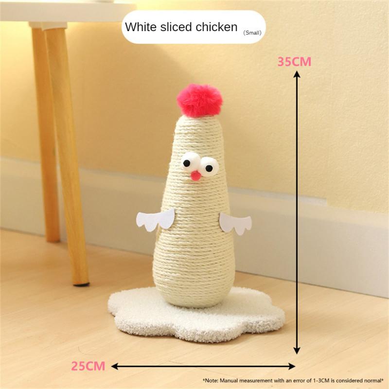 Katteleke Katteripeskrape Vertikal Kylling Klatrestativ for Katt Katteripestol Klosliper Gnikking Juguetes Para Gatos