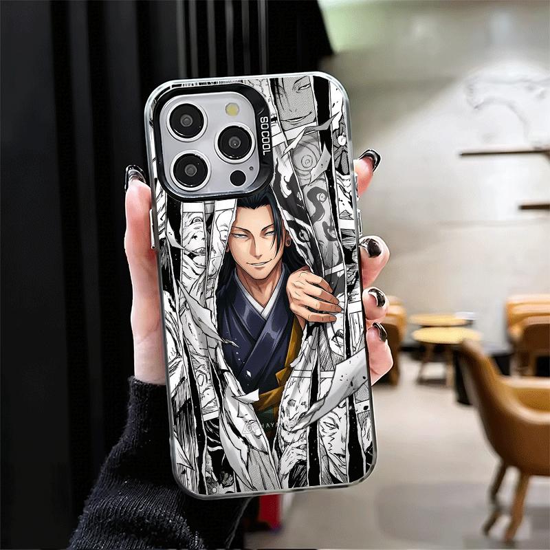 Anime Geto Suguru JUJUSU Soft Phone Case for iPhone 15 16 17 Pro Max 17Air 16E 14 Plus 13 12 Mini Shockproof Cover Back Shell