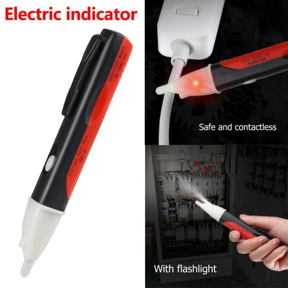 Contactless Voltage Detector Wall Socket Power Tester AC 90-1000V Test Pen  LED Lights