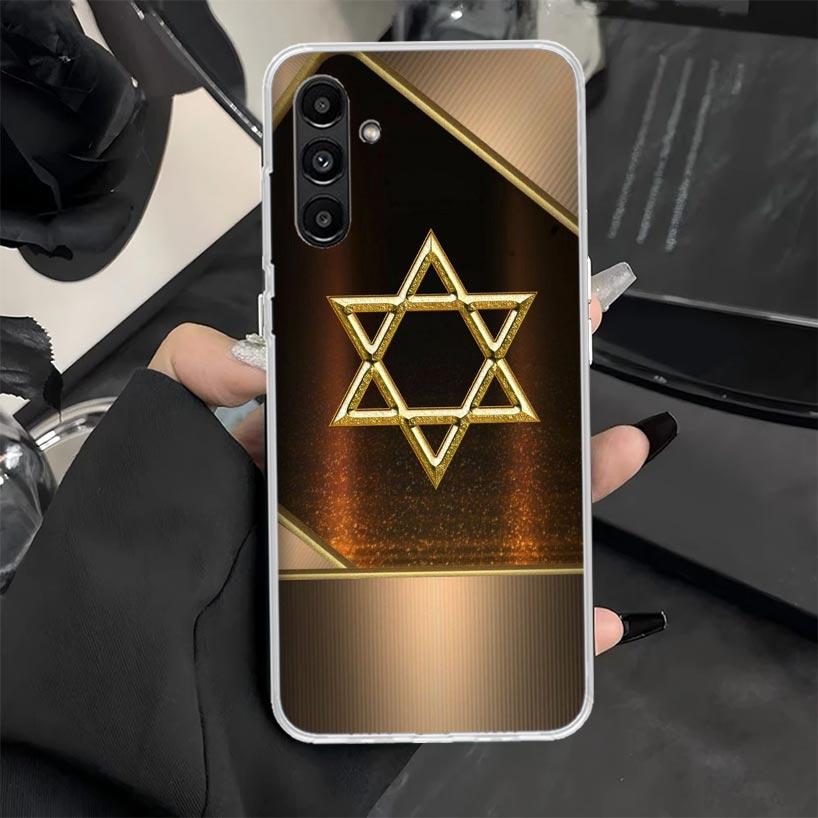 David Jewish Star Symbol Phone Case for Samsung Galaxy A16 A26 A36 A56 A15 A14 A13 A12 A55 A54 A53 A25 A24 A23 A35 A34 A33 A05S