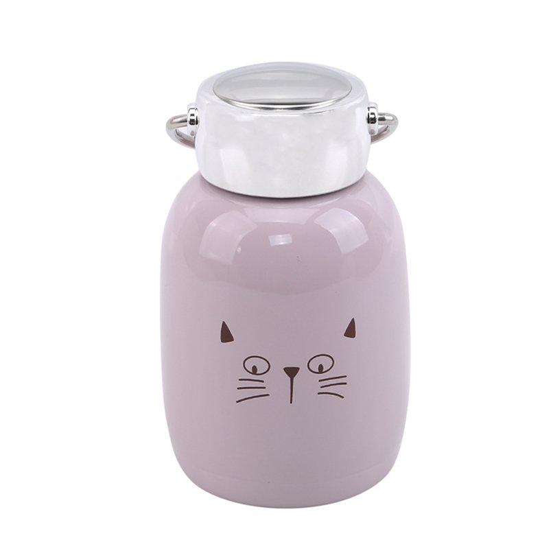 Portable Thermos Bottle Stainless Steel Unisex Mini Cartoon Animal Travel Cute Thermo Cup