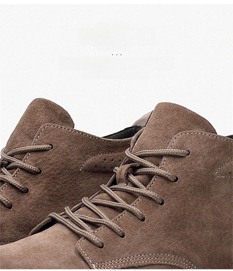 Męskie buty Martin ze skóry naturalnej z wysoką cholewką - Casualowy trend kolekcja wiosenna 2024