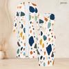 Women Plus Size Geometric Printed Two Piece Set Long Sleeve Open Front Cardigan Sleeveless Bodycon Dress