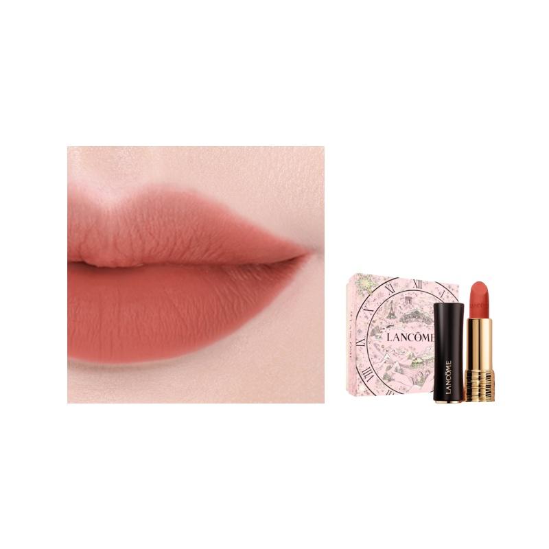 LANCÔME Lipstick Jing Pure Velvet Matte 2025 Christmas Series Black Gold Tube Small Waist Matte Moisturizing Color #277 Throbbing Naked No Gift Box