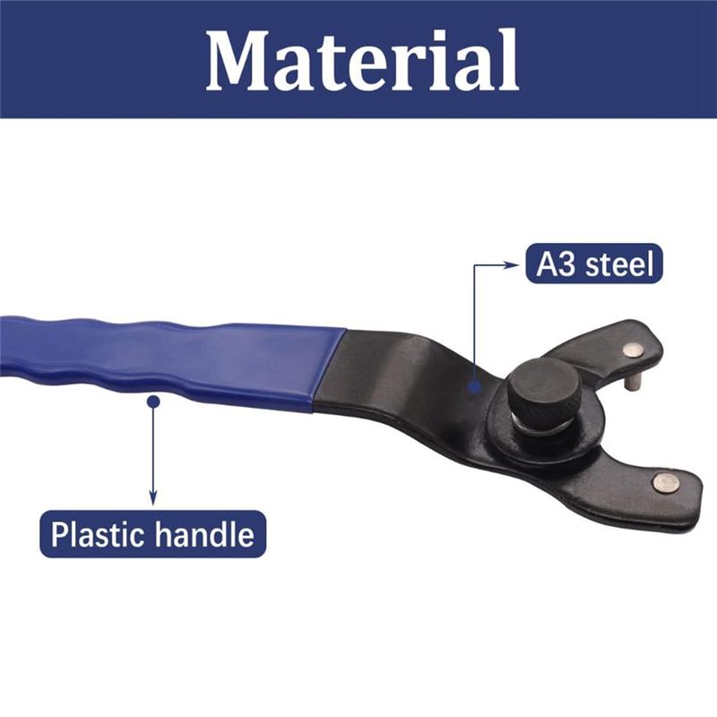 ABGR-4Pcs Adjustable Angle Grinder Spanner Trimmer Cutter Spanner Electric Tool Parts